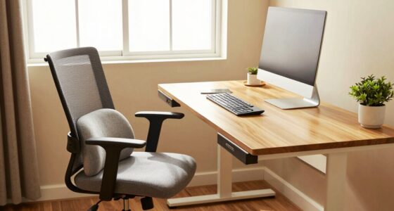 supportive ergonomic home setup