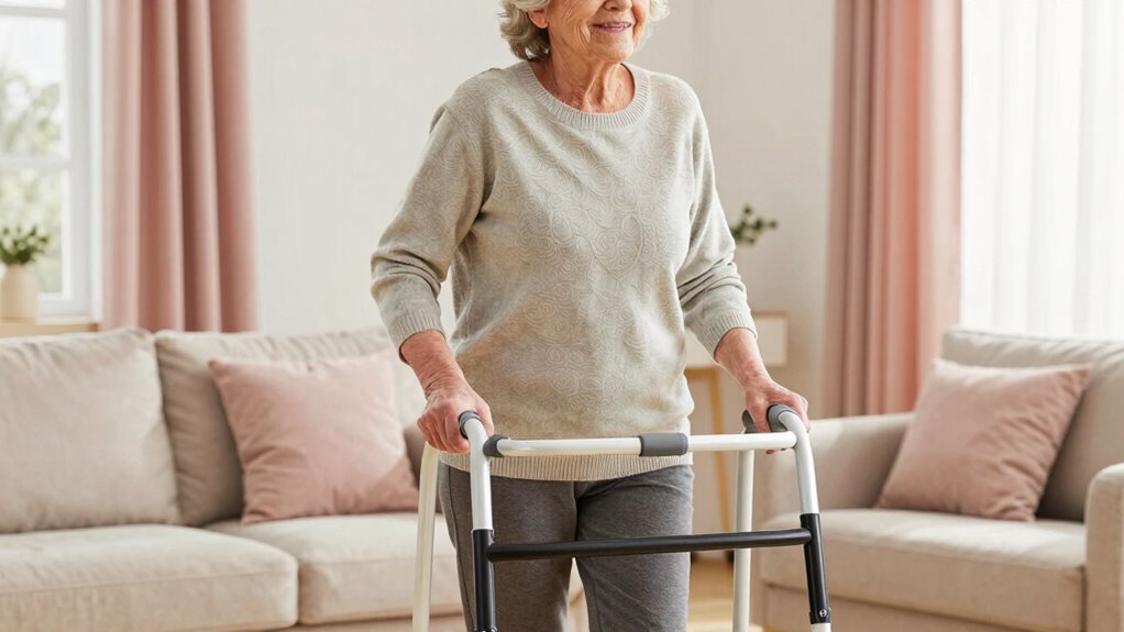 upright walkers enhance safety posture