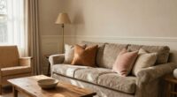 warm neutral senior home styling