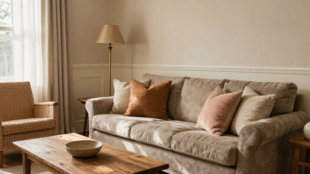 warm neutral senior home styling