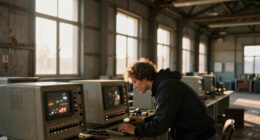Discovery of Cold War-era rare Eastern Bloc computers in a German hangar