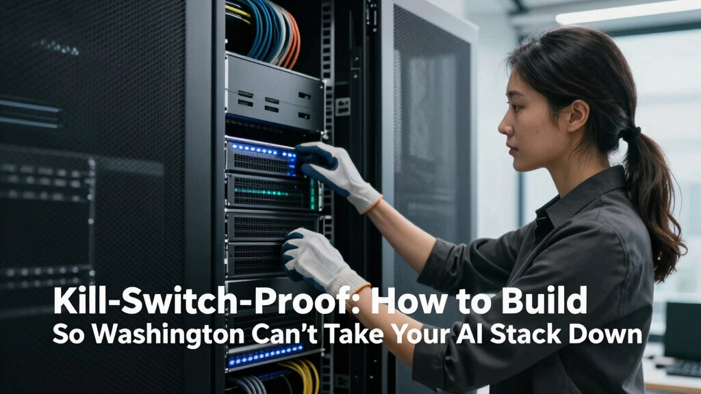 Kill-Switch-Proof: How to Build So Washington Can’t Take Your AI Stack Down