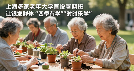 上海多家老年大学首设暑期班，让银发群体“四季有学”“时时乐学” - 央广网